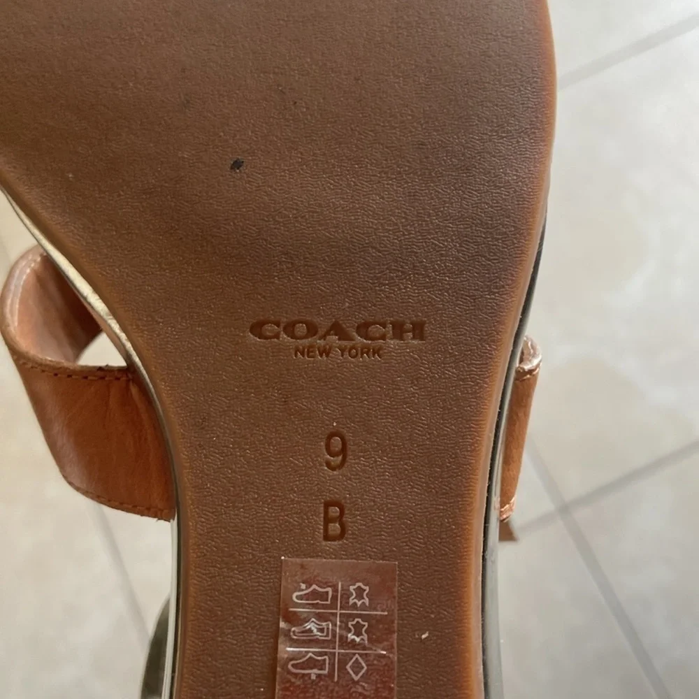Coach Summer sandals new in the box Size 9